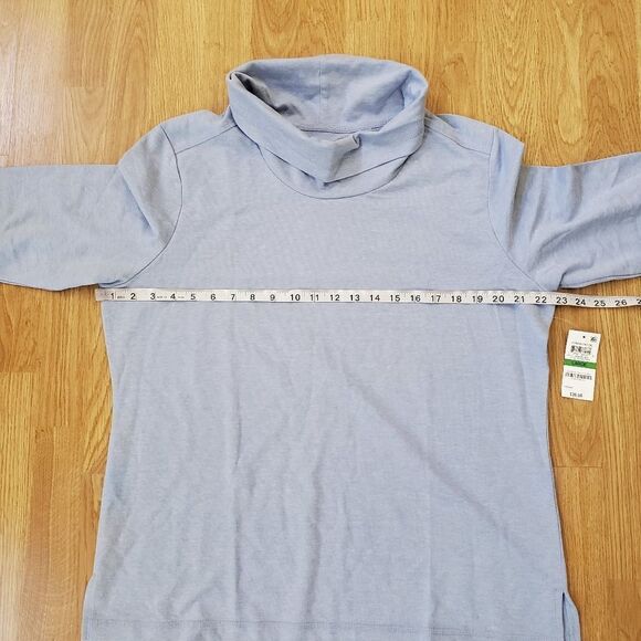Karen Scott Sport Cowl-Neck Top sz Lg - Picture 8 of 10